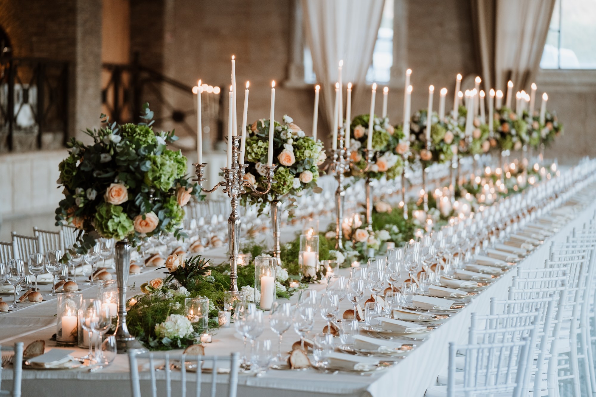 Mise en place per un ricevimento a Villa Monte d’Oro, fotografia 11
