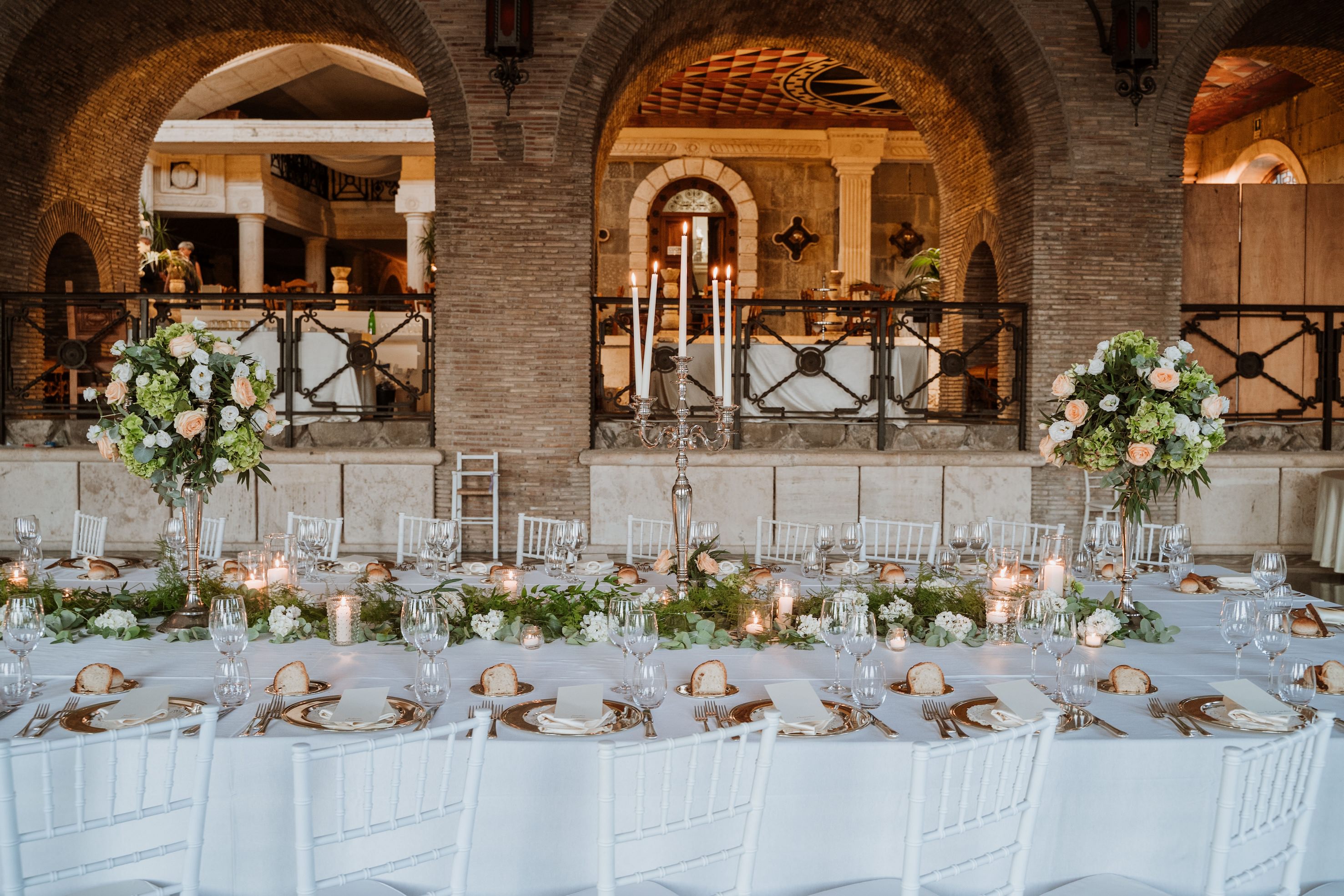 Mise en place per un ricevimento a Villa Monte d’Oro, fotografia 9
